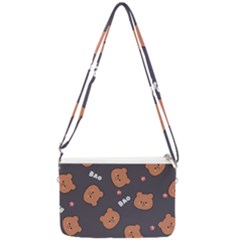 Bears! Double Gusset Crossbody Bag by fructosebat