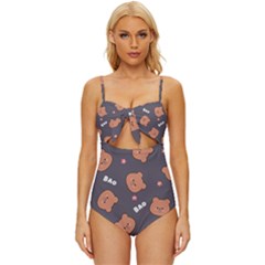 Bears! Knot Front One-piece Swimsuit