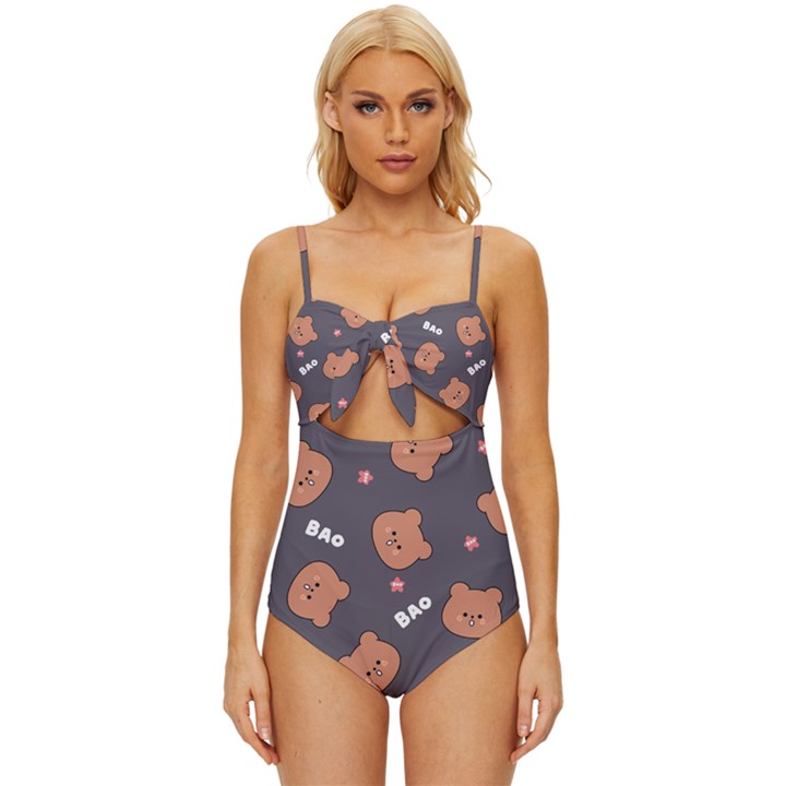 Bears! Knot Front One-Piece Swimsuit