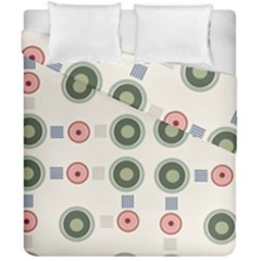 Art Design Round Drawing Abstract Duvet Cover Double Side (california King Size) by Jancukart