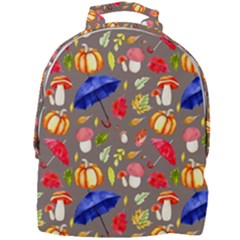 Autumn Seamless Background Leaves Mini Full Print Backpack by Jancukart