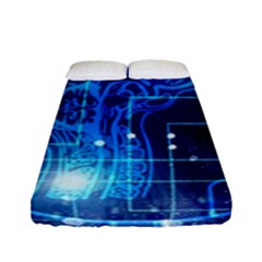 Artificial Intelligence Brain Think Art Fitted Sheet (full/ Double Size)