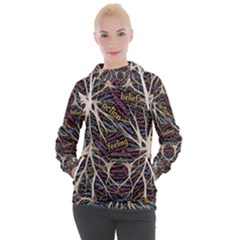 Mental Human Experience Mindset Art Women s Hooded Pullover