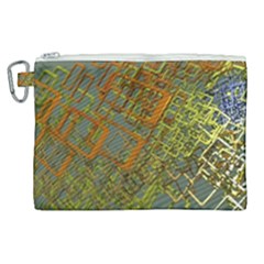 Art 3d Windows Modeling Dimension Canvas Cosmetic Bag (xl)