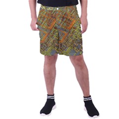 Art 3d Windows Modeling Dimension Men s Pocket Shorts