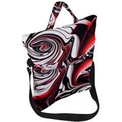 Modern Art Design Fantasy Surreal Fold Over Handle Tote Bag