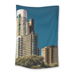 Puerto Madero Cityscape, Buenos Aires, Argentina Small Tapestry by dflcprintsclothing