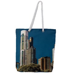 Puerto Madero Cityscape, Buenos Aires, Argentina Full Print Rope Handle Tote (large) by dflcprintsclothing