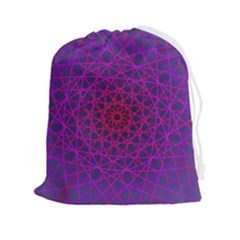 Geometric Pattern-line Art Drawstring Pouch (2xl)