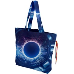 Artificial Intelligence Ai Drawstring Tote Bag