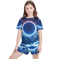 Artificial Intelligence Ai Kids  Tee And Sports Shorts Set