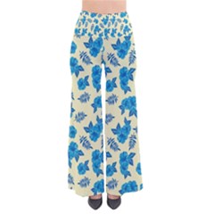 Rose Floral Seamless Pattern So Vintage Palazzo Pants