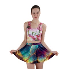 Abstract Galactic Wallpaper Mini Skirt