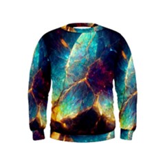Abstract Galactic Wallpaper Kids  Sweatshirt