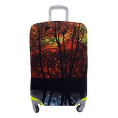 Space Nature Fantasy Trees Luggage Cover (small)