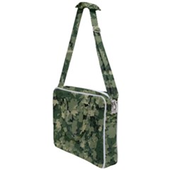 Green Leaves Camouflage Cross Body Office Bag by Ravend