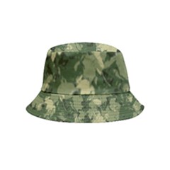 Green Leaves Camouflage Bucket Hat (kids) by Ravend