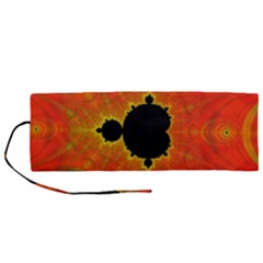 Fractal Mandelbrot Set Pattern Art Roll Up Canvas Pencil Holder (m) by Ravend