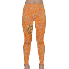 Background Backdrop Art Flowers Classic Yoga Leggings