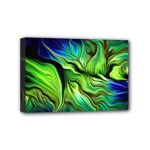 Fractal Art Pattern Abstract Mini Canvas 6  X 4  (stretched)