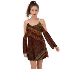 Fractal Pattern Geometric Pattern Boho Dress