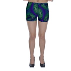 Abstract Art Fractal Skinny Shorts