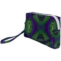 Abstract Art Fractal Wristlet Pouch Bag (small)