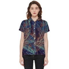 Fractal Abstract- Art Short Sleeve Pocket Shirt