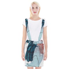 Abstract T- Shirt Abstract 35 Braces Suspender Skirt by maxcute