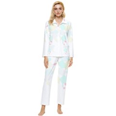 Abstract T- Shirt Abstract Cactus T- Shirt Womens  Long Sleeve Velvet Pocket Pajamas Set by maxcute