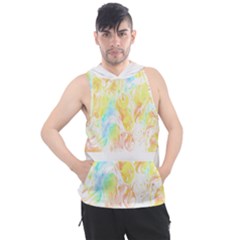 Abstract T- Shirt Abstract Colored Background T- Shirt Men s Sleeveless Hoodie by maxcute