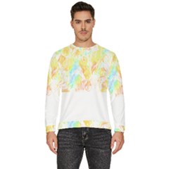 Abstract T- Shirt Abstract Colored Background T- Shirt Men s Fleece Sweatshirt by maxcute