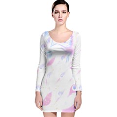 Abstract T- Shirt Abstract Colourful Aesthetic Beautiful Dream Love Romantic Dark Design Vintage But Long Sleeve Velvet Bodycon Dress by maxcute