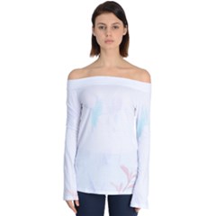 Abstract T- Shirt Abstract Colourful Aesthetic Beautiful Dream Love Romantic Gothic Dark Design Vint Off Shoulder Long Sleeve Top by maxcute