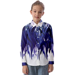 Abstract T- Shirt Blumer T- Shirt Kids  Long Sleeve Shirt by maxcute