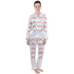 Abstract T- Shirt Cool Abstract Pattern Design T- Shirt Women s Long Sleeve Satin Pajamas Set	 by maxcute