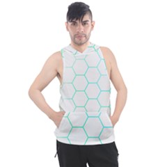 Abstract T- Shirt Honeycomb Pattern 4 Men s Sleeveless Hoodie by maxcute