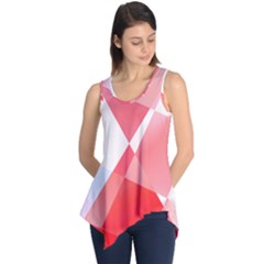 Abstract T- Shirt Pink Chess Player Abstract Colorful Texture T- Shirt Sleeveless Tunic by maxcute
