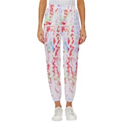 Abstractart T- Shirt Abstract Forest In Pink T- Shirt Cropped Drawstring Pants by maxcute