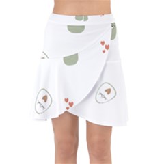 Avocado T- Shirtavocado Pattern T- Shirt Wrap Front Skirt by maxcute