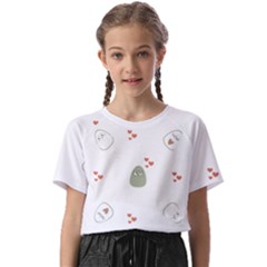 Avocado T- Shirtavocado Pattern T- Shirt Kids  Basic Tee by maxcute