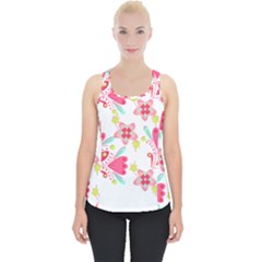 Batik T- Shirt Batik Flower Pattern 7 Piece Up Tank Top by maxcute