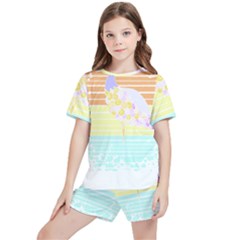 Bird Lover T- Shirtbird T- Shirt (16) Kids  Tee And Sports Shorts Set by maxcute