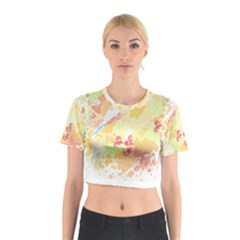 Bird Lover T- Shirtbird T- Shirt (17) Cotton Crop Top by maxcute