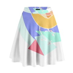 Bird Lover T- Shirtbird T- Shirt (21) High Waist Skirt by maxcute
