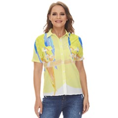Bird Lover T- Shirtbird T- Shirt (25) Women s Short Sleeve Double Pocket Shirt