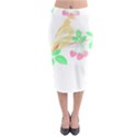 Bird Lover T- Shirtbird T- Shirt (26) Midi Pencil Skirt View1