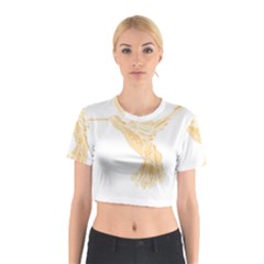 Bird Lover T- Shirtbird T- Shirt (36) Cotton Crop Top