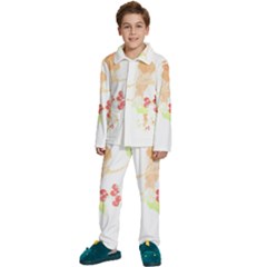 Bird Lover T- Shirtbird T- Shirt (38) Kids  Long Sleeve Velvet Pajamas Set by maxcute