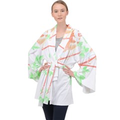 Bird Lover T- Shirtbird T- Shirt (4) Long Sleeve Velvet Kimono  by maxcute